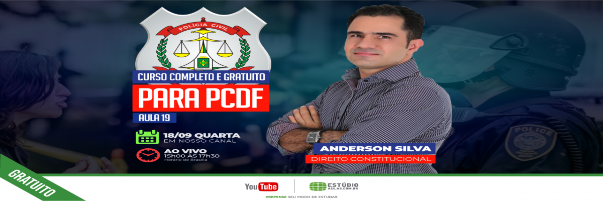 Direito Constitucional : Curso Completo para PCDF - Aula 19 (Gratuito)